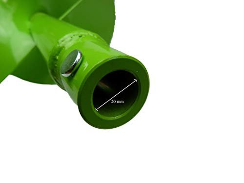 WERHE Doppelwendel Erdbohrer Ø150mm 80cm – Pfahlbohrer mit SDS Plus Adapter – Robust & Präzise - Image 6